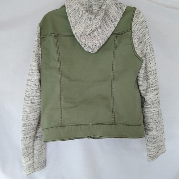 Mossimo Supply Co.▪️Diagonal Zip-Up Hoodie - Picture 2 of 4